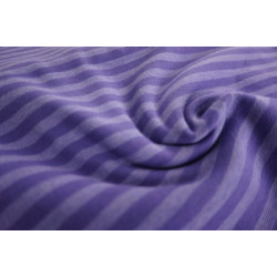 Ringelbündchen breite Streifen - flieder lila